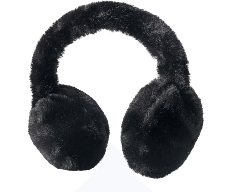 Natural Reflections Faux-Fur Earmuffs white elephant gifts 